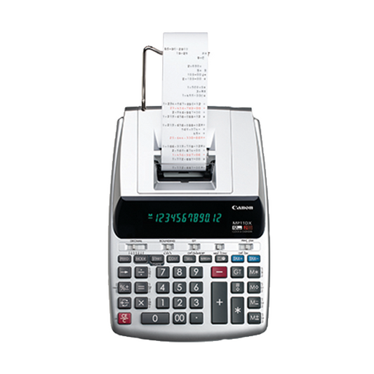 Canon MP-11DX-2 Silver Two-Color Printing Calculator Desktop