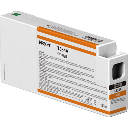 T834A00 Epson UltraChrome HDX Orange Ink 150