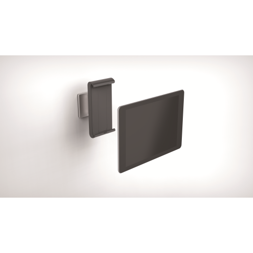 893323 DURABLE Tablet Holder Wall Mount (360 Degree Rotation with Anti-Theft Device) Silver/Charcoal (893323)