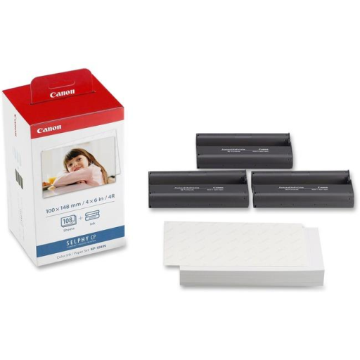3115B001 Canon Ink & Paper Set KP-108IN