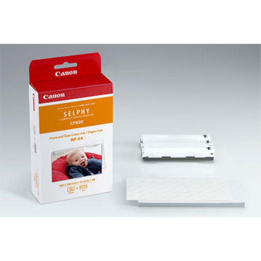 8567B001 Canon Colour Ink and Paper Set RP-54