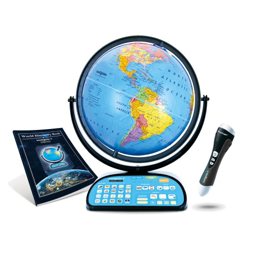 39870 Replogle Intelliglobe 12"/30Cm Diameter Interactive Blue Ocean Desk Globe (English)
