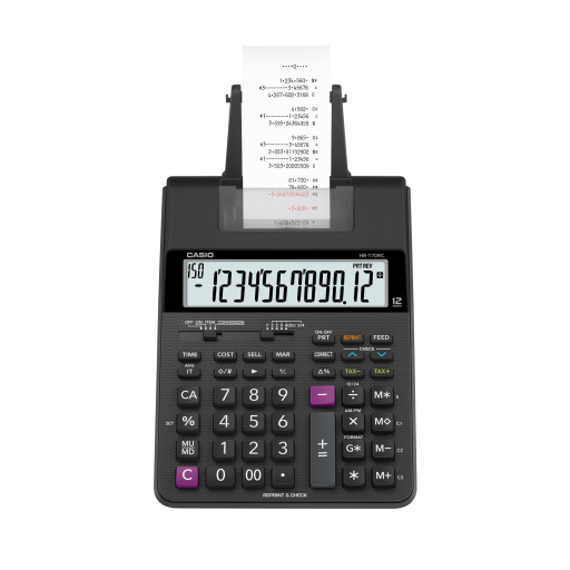 HR-170RC Casio Calc Compact Desktop printer 2.0LPS