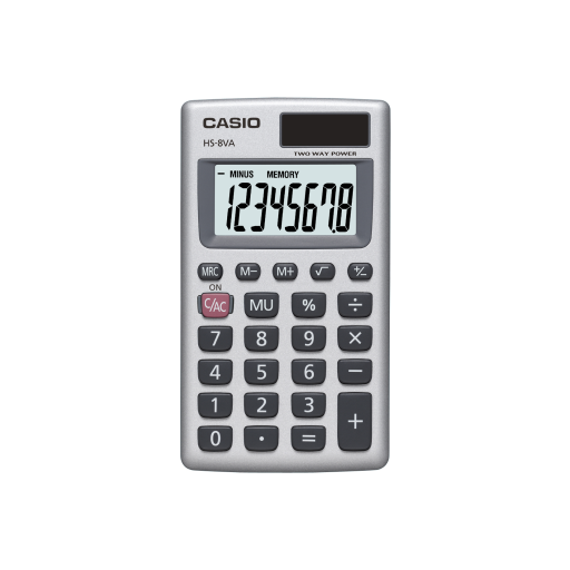 Calc 8-Digit Handheld HS 8VA