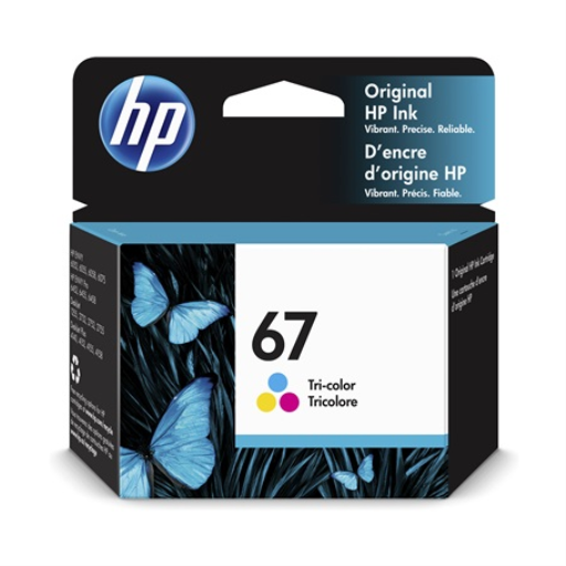 3YM55AN HP 67 Tri-color Original Ink Cartridge