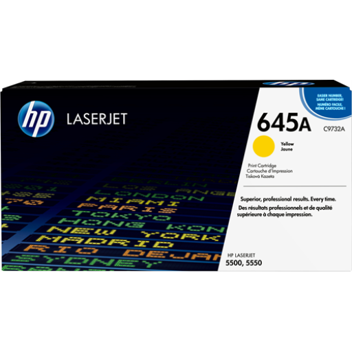 HP #645A YELLOW TONER CARTRIDGE FOR COLOUR LASERJET 5