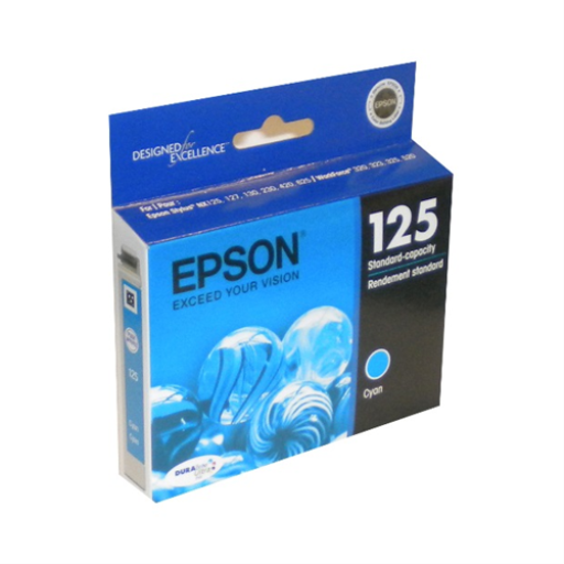 T125220S Epson 125 cartouche d'encre cyan produit authentique