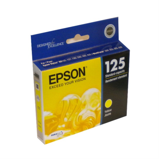 T125420S Epson 125 Yellow Original Ink Cartridge