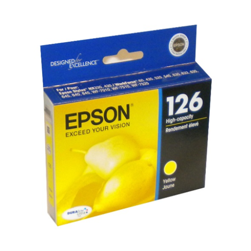 T126420S Epson 126 Yellow Original Ink Cartridge