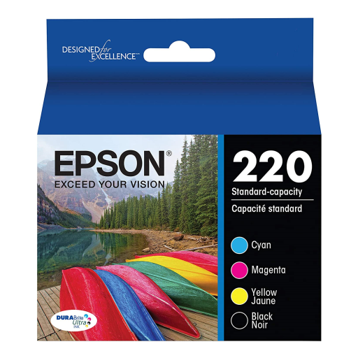 T220120BCS Epson cartouche d'encre nire et coleur produit authentique
