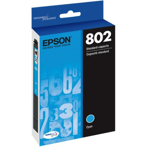 T802220S Epson 802 cartouche d'encre cyan produit authentique