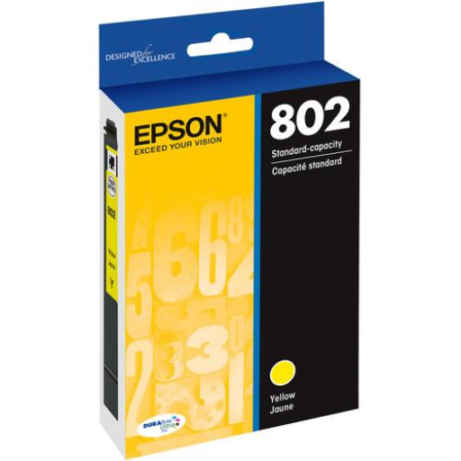 T802420S Epson 802 cartouche d'encre jaune produit authentique