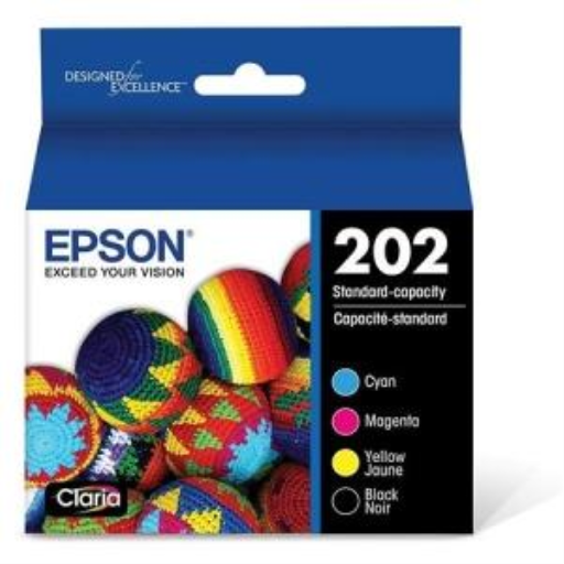 T202120BCS Epson cartouche d'encre noire et couleur produit authentique