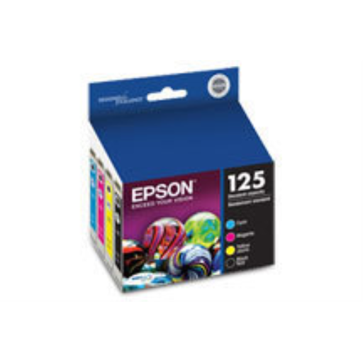 T125120-BCS Epson cartouche d'encre noir et couleur produit authentique