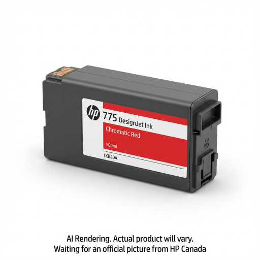 HP 1XB20A 775 Chromatic Red Ink Cartridge - 500ml for DesignJet Printers