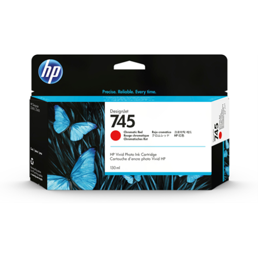 HP F9K00A 130ml Chromatic Red Ink Cartridge for DesignJet Z2600 Z5600