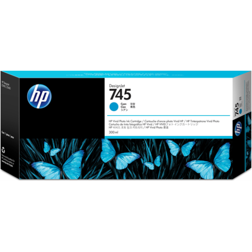 HP F9K03A 300ml Cyan Ink Cartridge for DesignJet Z2600 Z5600