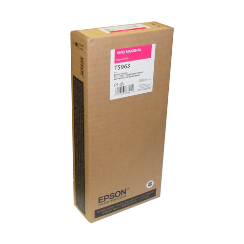 T596300 EPSON ULTRACHROME HDR MAGENTA VIF 350ML, STYLUS PR