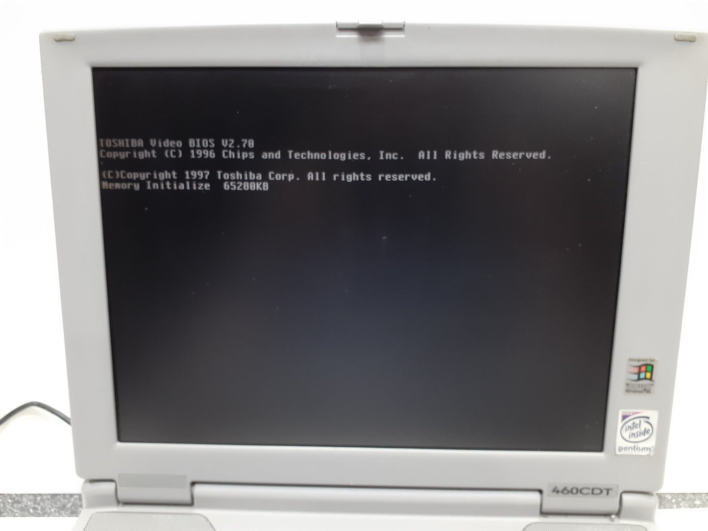 PA1251U Toshiba Laptop 460CDT Canada French- Vintage RARE