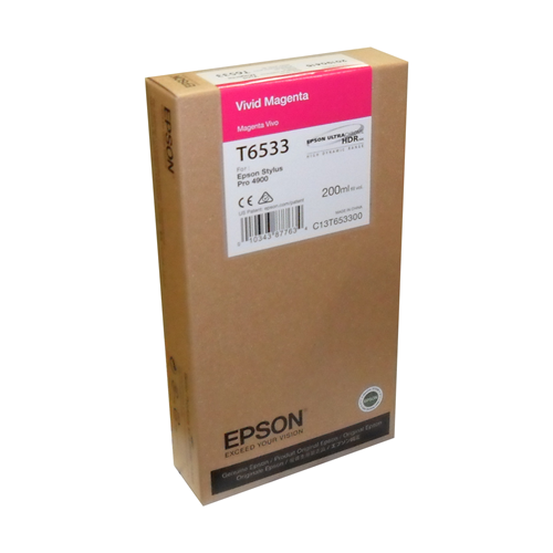 T653300 EPSON STYLUS PRO 4900 MAGENTA VIF 200ML