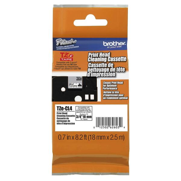 Brother TZCL4 TZ Cleaning 18 mm Tape for P-touch approx. 100 uses