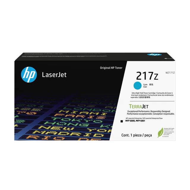HP 217Z Cyn Original LaserJet Toner Crtg