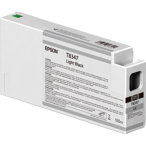 T834700 Epson UltraChrome HD Light Black Ink 150