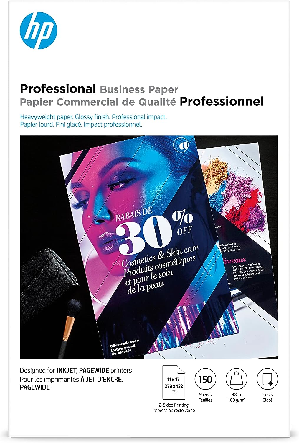 CG932A HP Brochure 180GSM GLS 150SH B SIZE 11 x 17