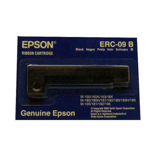 ERC-09B Epson Ribbon Cartridge - Dot Matrix - 200000 Characters - Black