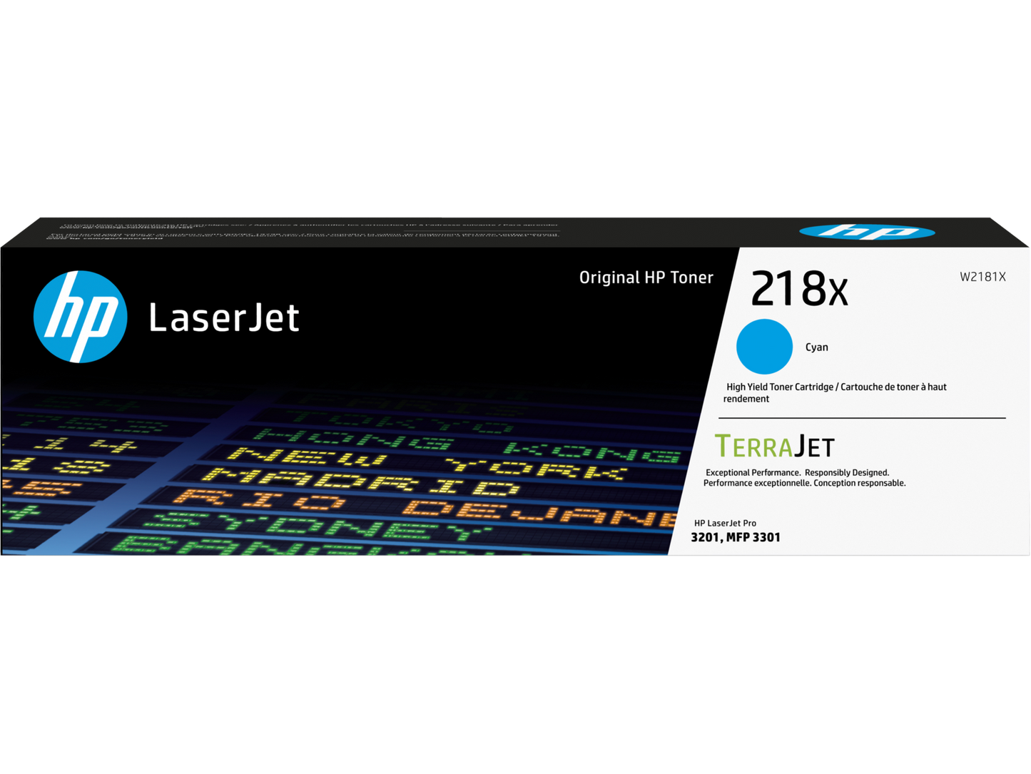 HP 218X High Yield Cyan Original LaserJet Toner Cartridge