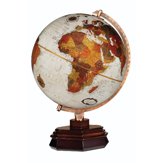 Globe métallique bronze Usonian de 12 pouces Frank Lloyd Wright Collection® - Anglais