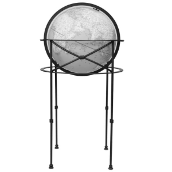 Globe de sol Replogle Dawson gris de 16 pouces - Anglais