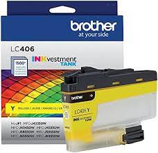 LC406XLYS Brother Inkvestment Yellow Original Ink Cartridge