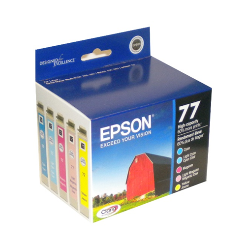 T077920S Epson 77 High Capacity Ink Multi-pack (C/M/Y/LC/LM)