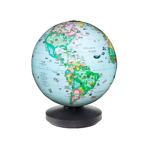 Replogle 10-inch Rotating Illuminated AR Globe - English