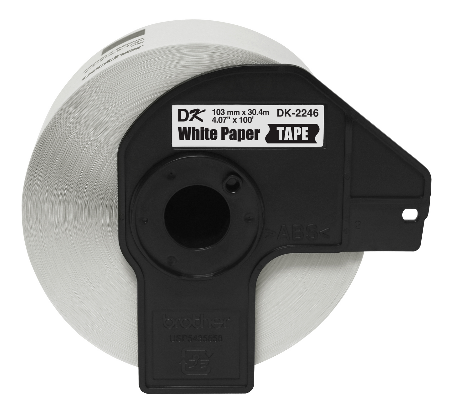Brother DK-2246 Ruban papier continu - 4,07 po x 100 pi (103 mm x 30,4 m) Noir sur blanc
