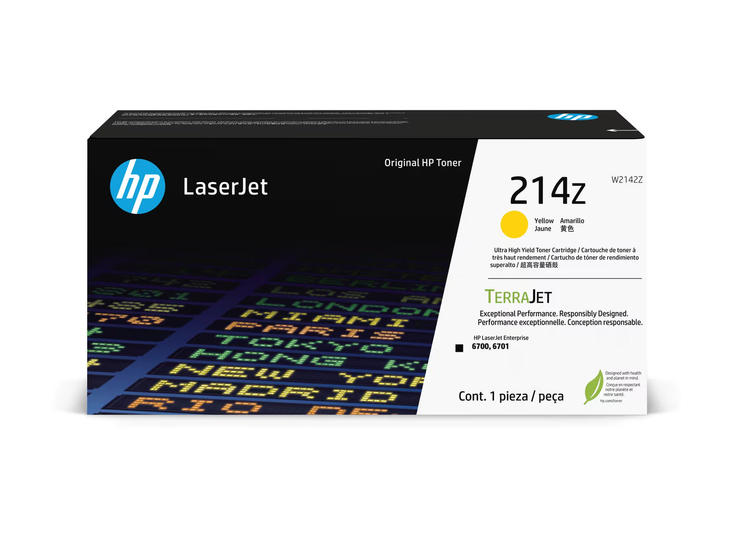 HP 214Z Ylw Original LaserJet Toner Crtg