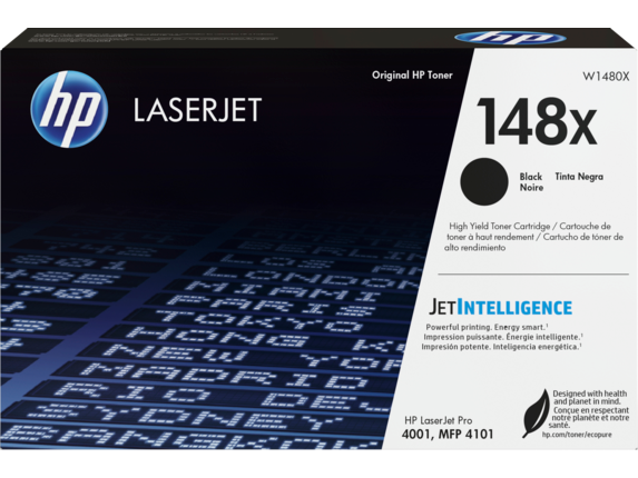 W1480X HP 148X Black LaserJet Toner Cartridge