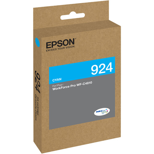 T924220 Epson EPSON T924 Cyan Ink Cartridge, Standard Capaci
