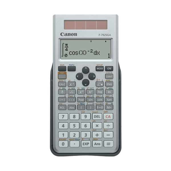 Calculatrice scientifique Canon 648 fonctions (6608B002) F-792SGA - Gris