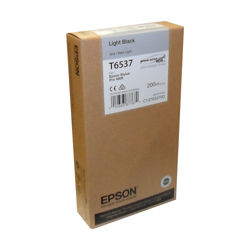 T653700 Epson Stylus Pro 4900 Noir Clair 200 ml