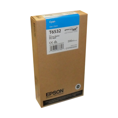 T653200 EPSON STYLUS PRO 4900 CYAN 200ML