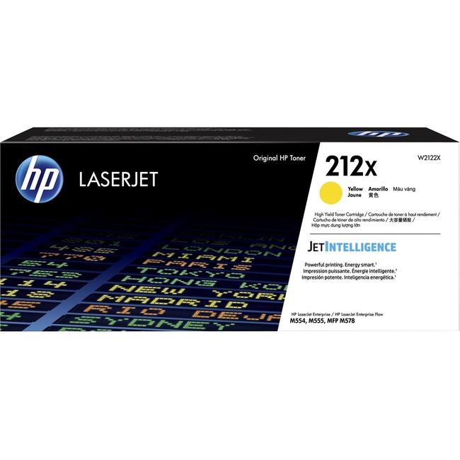 W2122X HP 212X High Yield Yellow Original LaserJet Toner Cartridge