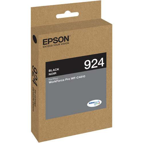 T924120 Epson EPSON T924 Black Ink Cartridge, Standard Capac