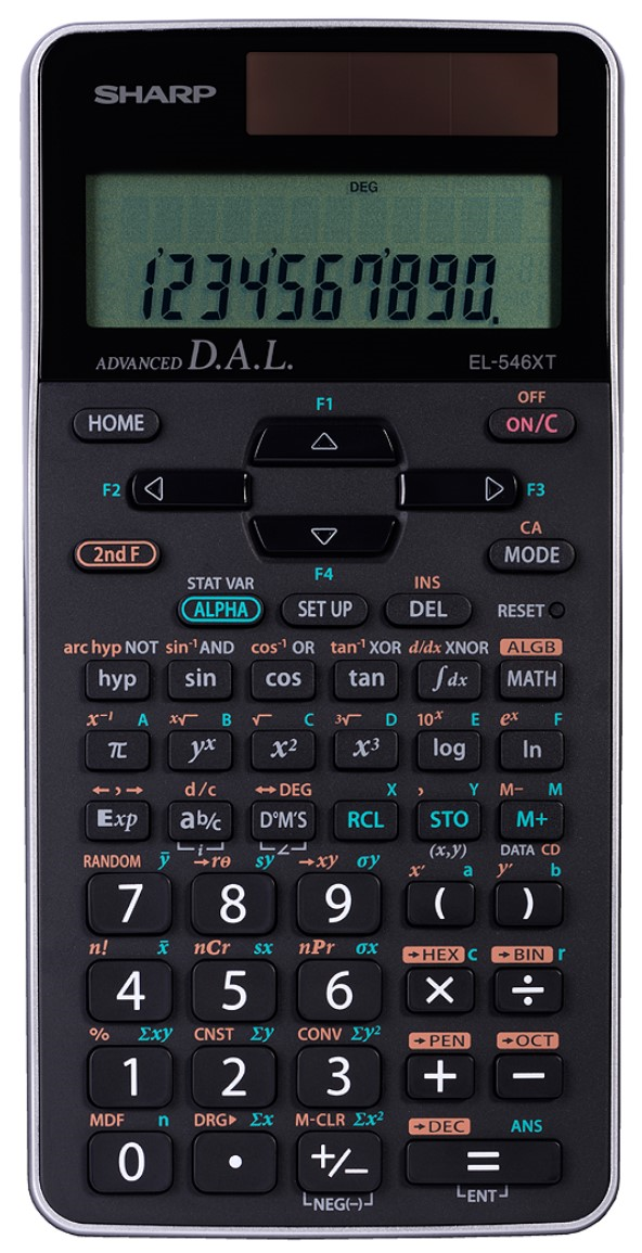 SHARP EL546XTBSL 469 Function 10X2 Line Scientific Calculator