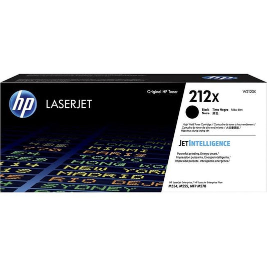 W2120X Cartouche de toner LaserJet originale HP 212X noir