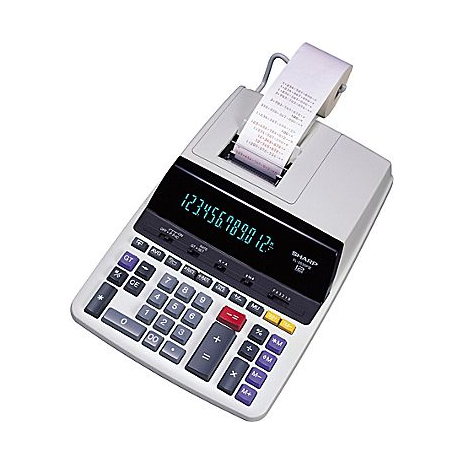 Calculatrice commerciale SHARP EL2630PIII à 2 chiffres et 2 couleurs