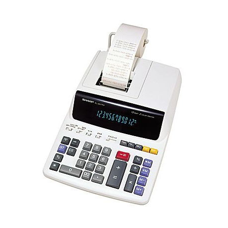 Calculatrice fluorescente à 10 chiffres et impression bicolore SHARP EL2607RIII