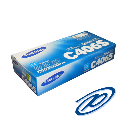 CLT-C406S Samsung Cyan Original Toner Cartridge