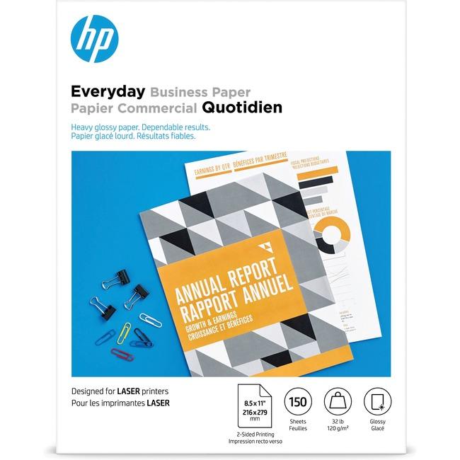 4WN08A Papier brillant laser pour brochures HP 8,5 x 11 150 feuilles